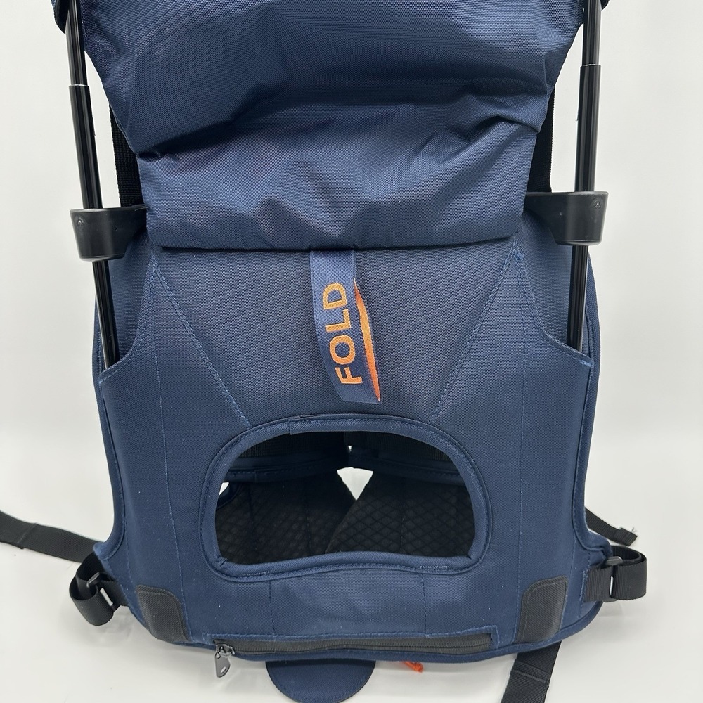 MiniMeis G4 Fold Baby/Toddler Child Shoulder Carrier Blue MNX28 - Picture 3 of 16